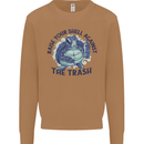 Offensive Turtle Climate Change Environment Mens Sweatshirt Jumper Caramel Latte