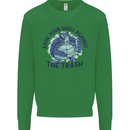 Offensive Turtle Climate Change Environment Mens Sweatshirt Jumper Irish Green