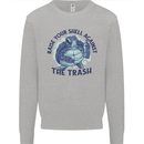 Offensive Turtle Climate Change Environment Mens Sweatshirt Jumper Sports Grey