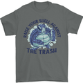 Offensive Turtle Climate Change Environment Mens T-Shirt 100% Cotton Charcoal