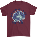 Offensive Turtle Climate Change Environment Mens T-Shirt 100% Cotton Maroon