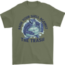 Offensive Turtle Climate Change Environment Mens T-Shirt 100% Cotton Military Green