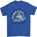 Offensive Turtle Climate Change Environment Mens T-Shirt 100% Cotton Royal Blue