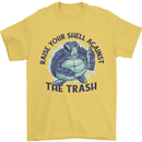 Offensive Turtle Climate Change Environment Mens T-Shirt 100% Cotton Yellow