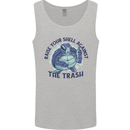 Offensive Turtle Climate Change Environment Mens Vest Tank Top Sports Grey