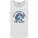 Offensive Turtle Climate Change Environment Mens Vest Tank Top White