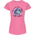 Offensive Turtle Climate Change Environment Womens Petite Cut T-Shirt Azalea