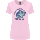 Offensive Turtle Climate Change Environment Womens Wider Cut T-Shirt Light Pink