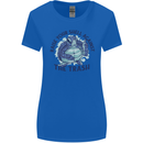 Offensive Turtle Climate Change Environment Womens Wider Cut T-Shirt Royal Blue