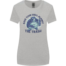 Offensive Turtle Climate Change Environment Womens Wider Cut T-Shirt Sports Grey