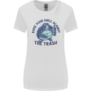 Offensive Turtle Climate Change Environment Womens Wider Cut T-Shirt White