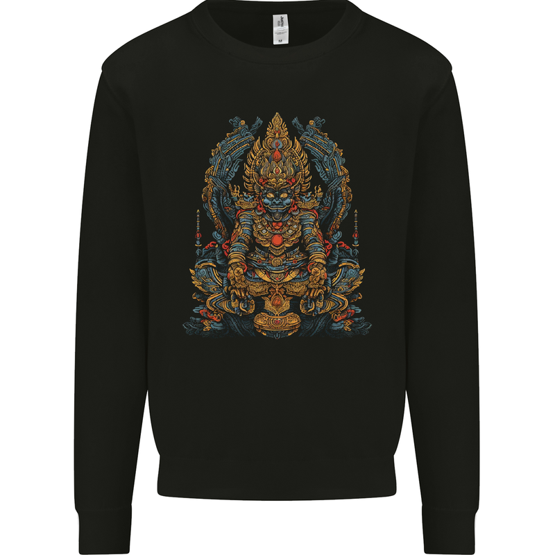Ogoh Ogoh Demon Evil Spirits Mens Sweatshirt Jumper Black