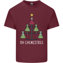 Oh Chemistry Funny Christmas Science Xmas Mens Cotton T-Shirt Tee Top Maroon