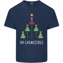 Oh Chemistry Funny Christmas Science Xmas Mens Cotton T-Shirt Tee Top Navy Blue