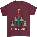 Oh Chemistry Funny Christmas Science Xmas Mens T-Shirt 100% Cotton Maroon