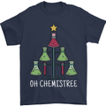 Oh Chemistry Funny Christmas Science Xmas Mens T-Shirt 100% Cotton Navy Blue