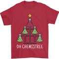 Oh Chemistry Funny Christmas Science Xmas Mens T-Shirt 100% Cotton Red