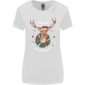 Oh Deer Its Christmas Funny Hunting Hunter Xmas Womens Wider Cut T-Shirt White