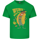 Oktoberfest Hotdog Wurst Behaved Kids T-Shirt Childrens Irish Green