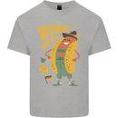 Oktoberfest Hotdog Wurst Behaved Kids T-Shirt Childrens Sports Grey