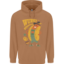 Oktoberfest Hotdog Wurst Behaved Mens 80% Cotton Hoodie Caramel Latte