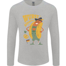 Oktoberfest Hotdog Wurst Behaved Mens Long Sleeve T-Shirt Sports Grey