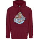 Oktoberfest Repeat Childrens Kids Hoodie Maroon