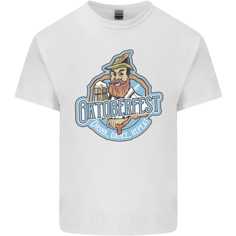 Oktoberfest Repeat Kids T-Shirt Childrens White