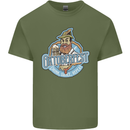 Oktoberfest Repeat Mens Cotton T-Shirt Tee Top Military Green