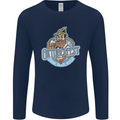 Oktoberfest Repeat Mens Long Sleeve T-Shirt Navy Blue