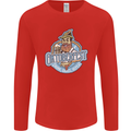 Oktoberfest Repeat Mens Long Sleeve T-Shirt Red