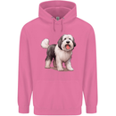 Old English Sheepdog Dog Mens 80% Cotton Hoodie Azelea