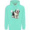 Old English Sheepdog Dog Mens 80% Cotton Hoodie Peppermint