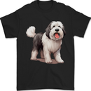 Old English Sheepdog Dog Mens T-Shirt 100% Cotton Black