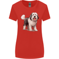 Old English Sheepdog Dog Womens Wider Cut T-Shirt Red