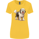 Old English Sheepdog Dog Womens Wider Cut T-Shirt Yellow