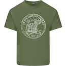 One American Dollar Coin Money Cash USA Mens Cotton T-Shirt Tee Top Military Green