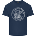 One American Dollar Coin Money Cash USA Mens Cotton T-Shirt Tee Top Navy Blue