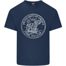 One American Dollar Coin Money Cash USA Mens Cotton T-Shirt Tee Top Navy Blue