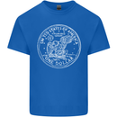 One American Dollar Coin Money Cash USA Mens Cotton T-Shirt Tee Top Royal Blue