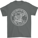 One American Dollar Coin Money Cash USA Mens T-Shirt 100% Cotton Charcoal