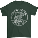 One American Dollar Coin Money Cash USA Mens T-Shirt 100% Cotton Forest Green