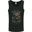 Oni Mask Demon Skull Hannya 1 Mens Vest Tank Top Black