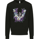 Orchid Angel Gothic Goth Mens Sweatshirt Jumper Black
