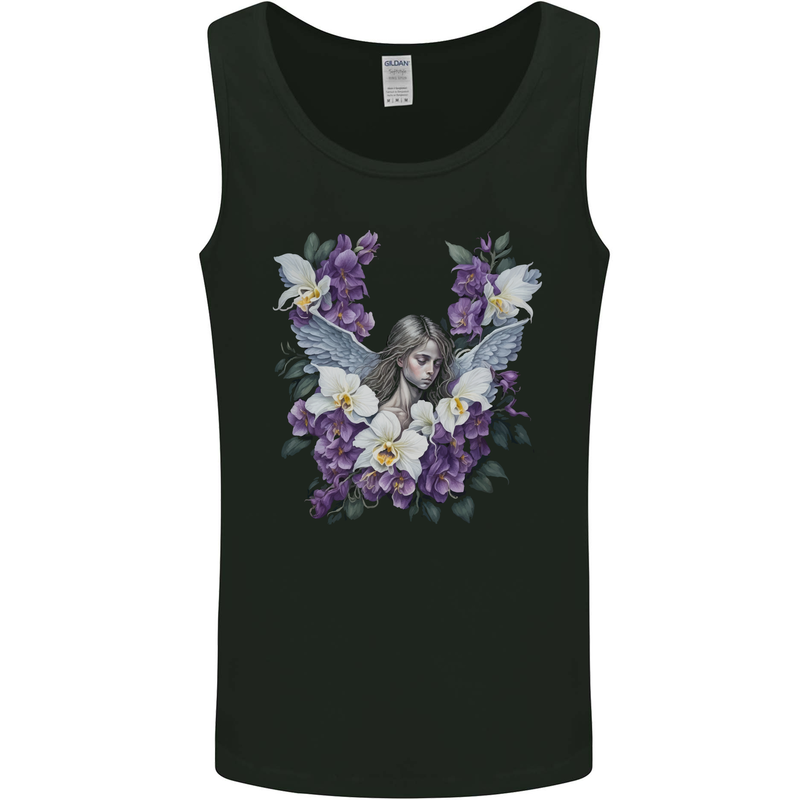 Orchid Angel Gothic Goth Mens Vest Tank Top Black