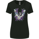 Orchid Angel Gothic Goth Womens Wider Cut T-Shirt Black