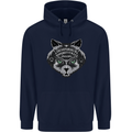 Ouija Board Cat Dark Black Magic Voodoo Childrens Kids Hoodie Navy Blue
