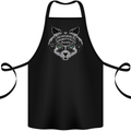 Ouija Board Cat Dark Black Magic Voodoo Cotton Apron 100% Organic Black