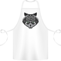 Ouija Board Cat Dark Black Magic Voodoo Cotton Apron 100% Organic White