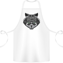 Ouija Board Cat Dark Black Magic Voodoo Cotton Apron 100% Organic White